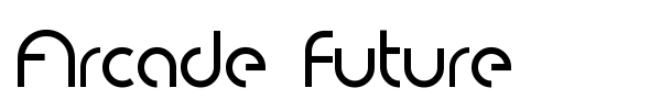 Arcade Future font preview